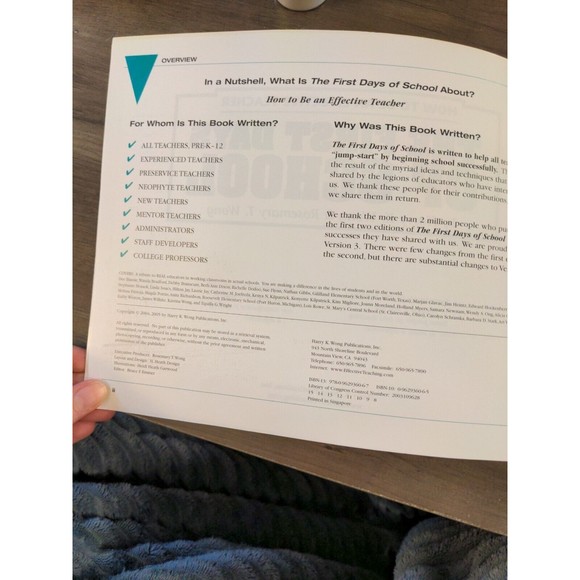 The First Days of School : How to Be an Effective Teacher by Rosemary T. Wong... - Picture 4 of 13